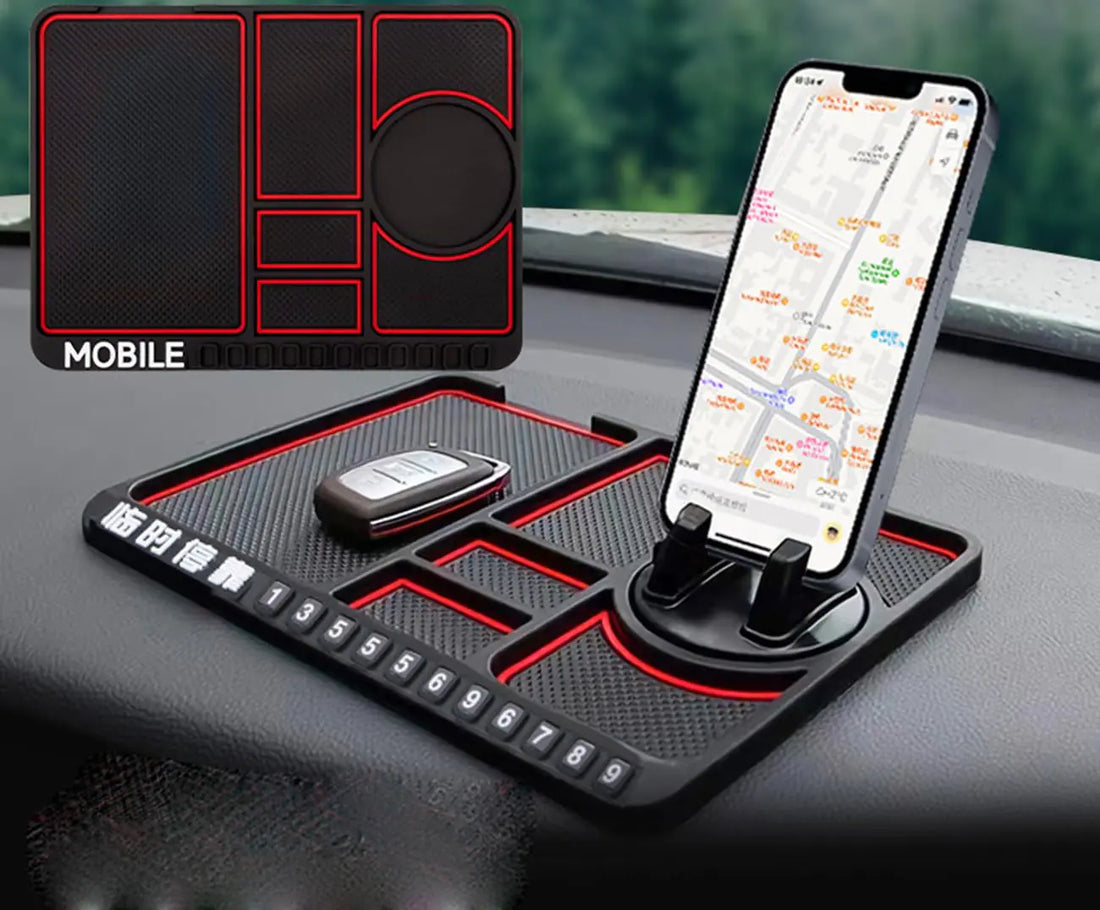 Multifunction Car Anti-Slip Mat with Phone Holder