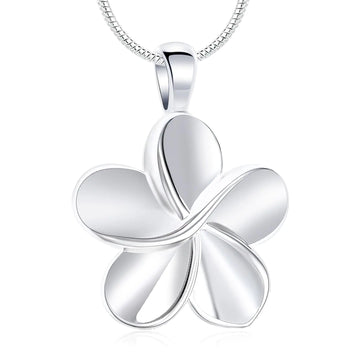 Sterling Silver Cremation Urn Necklace for Ashes