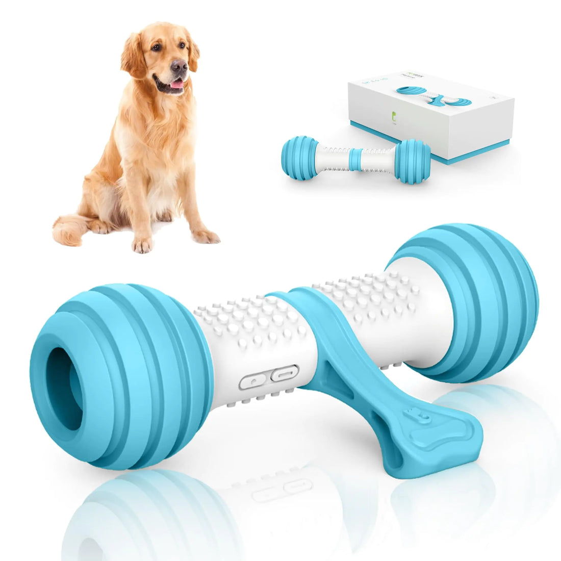 PETGEEK Smart Automatic Dog Bone Toy